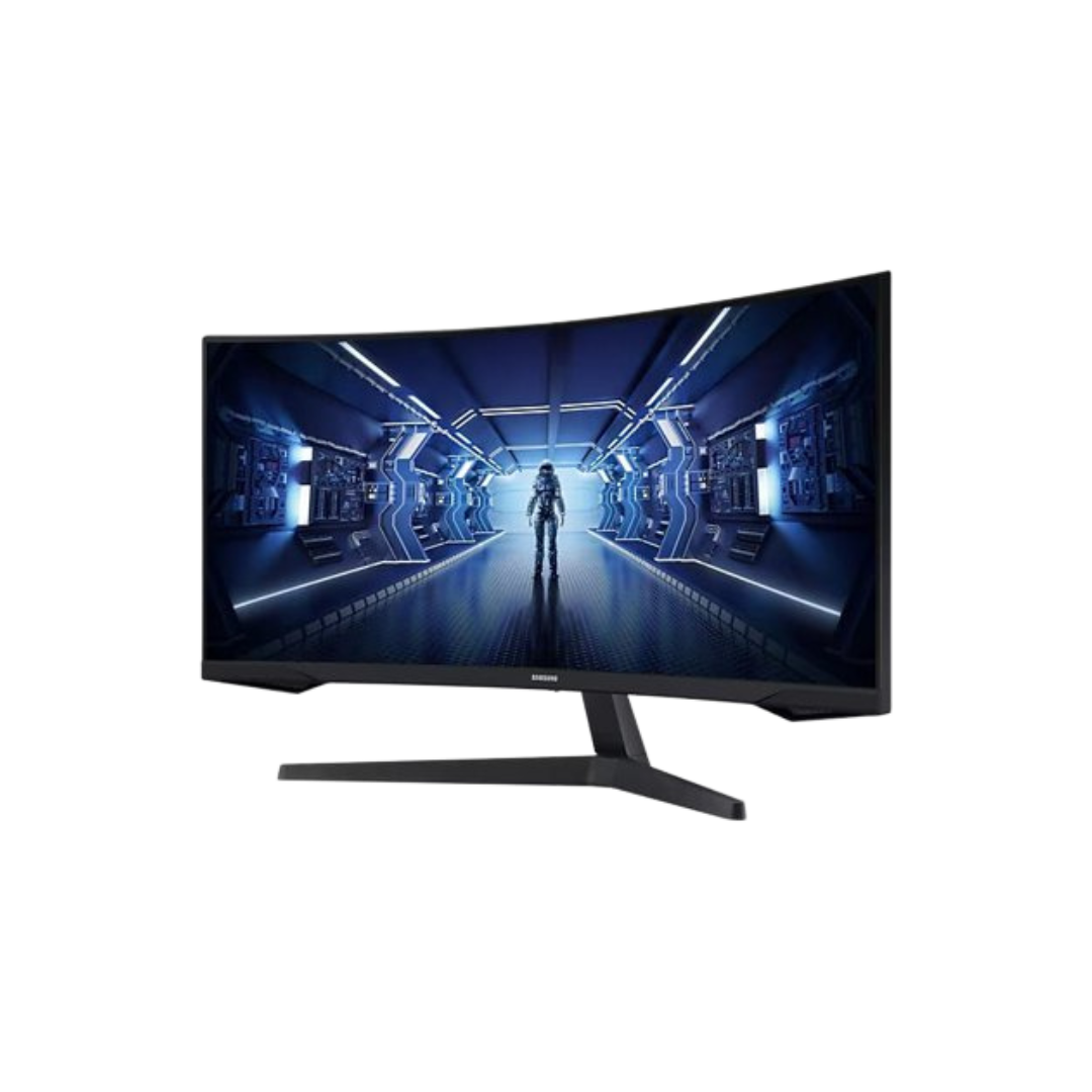 Monitor Samsung LC34G55TWWPXEN, 34 inch, Ultra WQHD, Curved, 165Hz, AMD FreeSync Premium