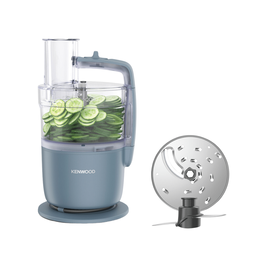 Procesor Ushqimi Kenwood FDP22.130GY, 650W, 1.3L, shumëfunksional, ngjyrë Stuhia Blu