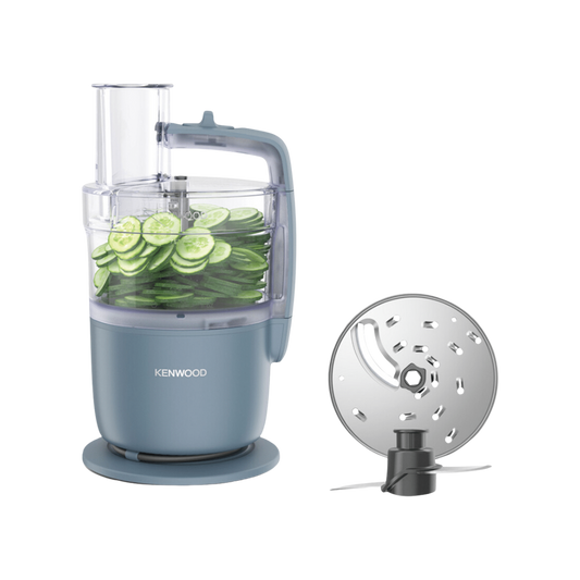 Procesor Ushqimi Kenwood FDP22.130GY, 650W, 1.3L, shumëfunksional, ngjyrë Stuhia Blu