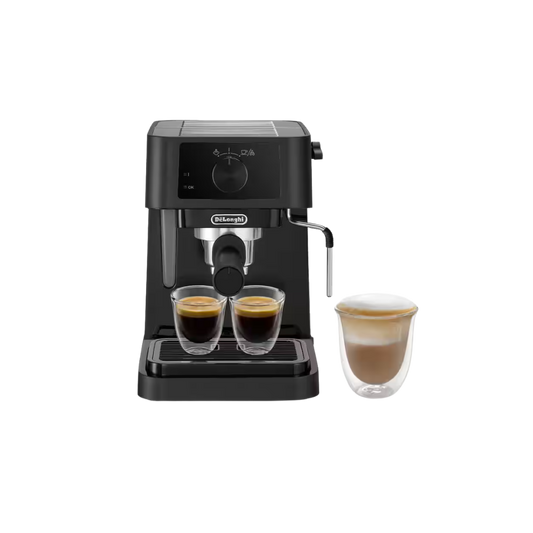 Makina Manuale e Espresos De'Longhi EC230.BK  me Presion 15 Bar dhe Shkumës Qumështi Inoksi