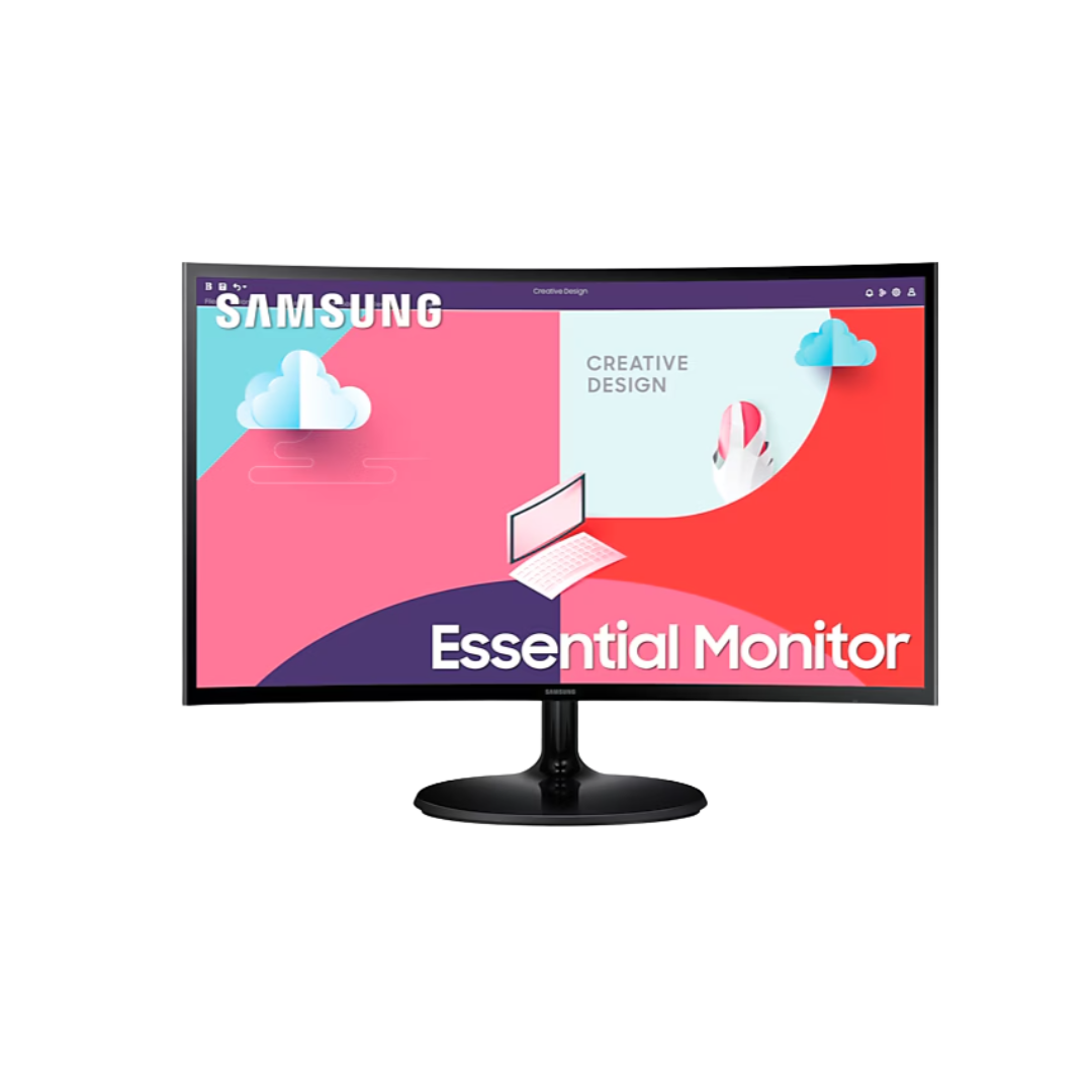 Monitor Samsung LS24D360GAUXEN, 24 inch, Full HD, Curved, 100Hz, AMD FreeSync