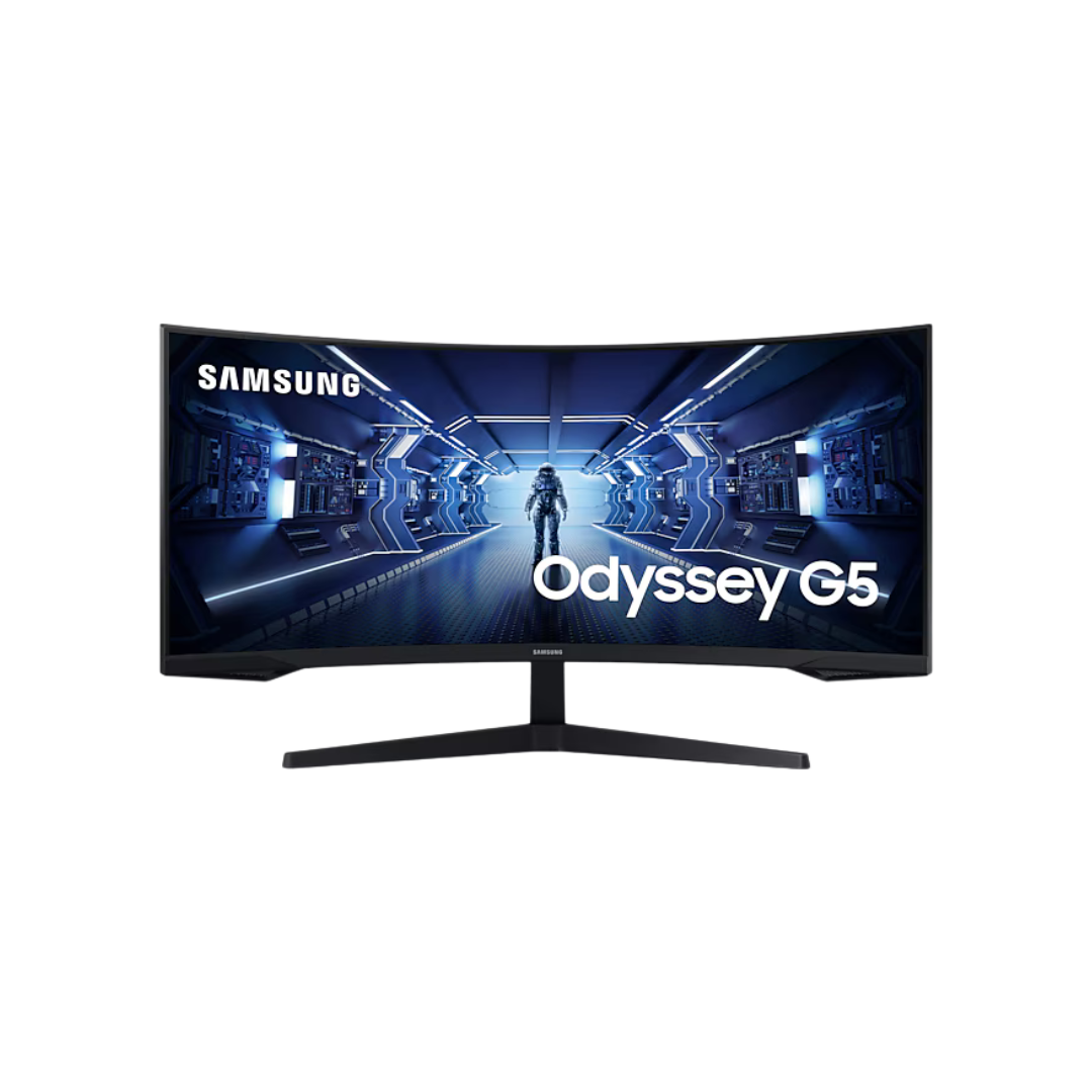Monitor Samsung LC34G55TWWPXEN, 34 inch, Ultra WQHD, Curved, 165Hz, AMD FreeSync Premium