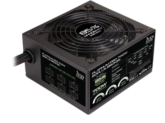 MS CORE M700 Power supply, actual power 700 W