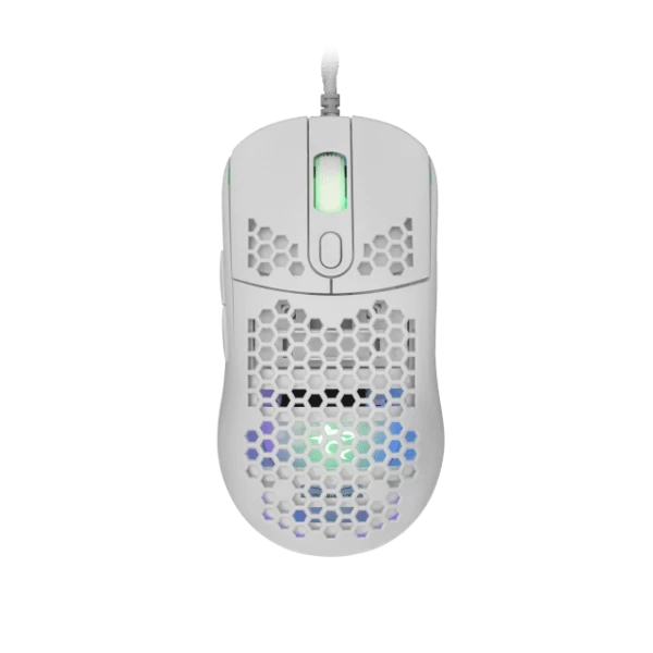 Mouse White Shark GAMING  GM-5007 GALAHAD – 6,400 DPI, RGB