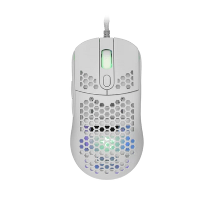 Mouse White Shark GAMING  GM-5007 GALAHAD – 6,400 DPI, RGB