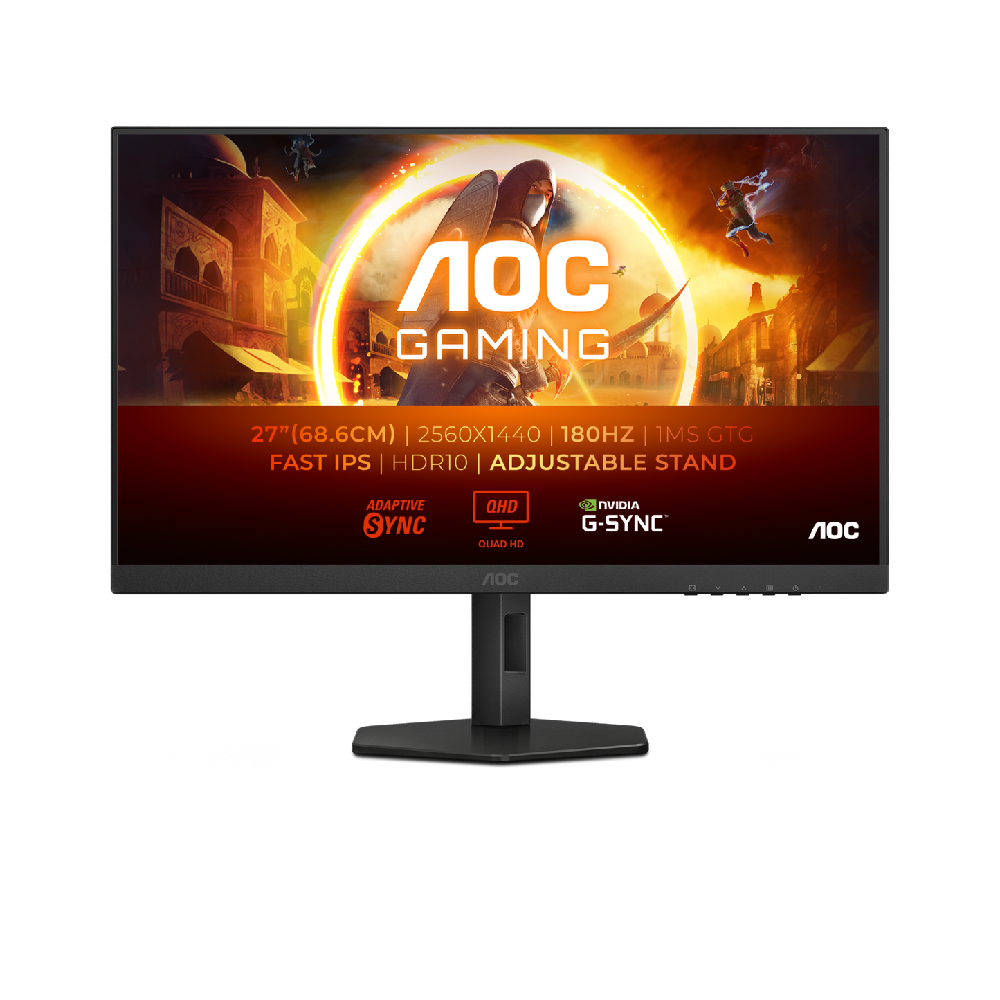 Monitor Gaming AOC Q27G4XF – 27” QHD 180Hz