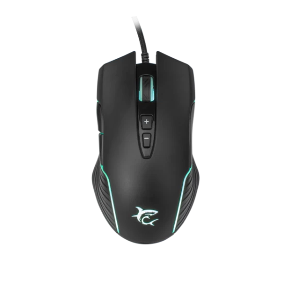 Mouse White Shark GAMING  GM-5003 AZARAH – 6,400 DPI (RGB, E zezë)