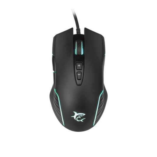 Mouse White Shark GAMING  GM-5003 AZARAH – 6,400 DPI (RGB, E zezë)