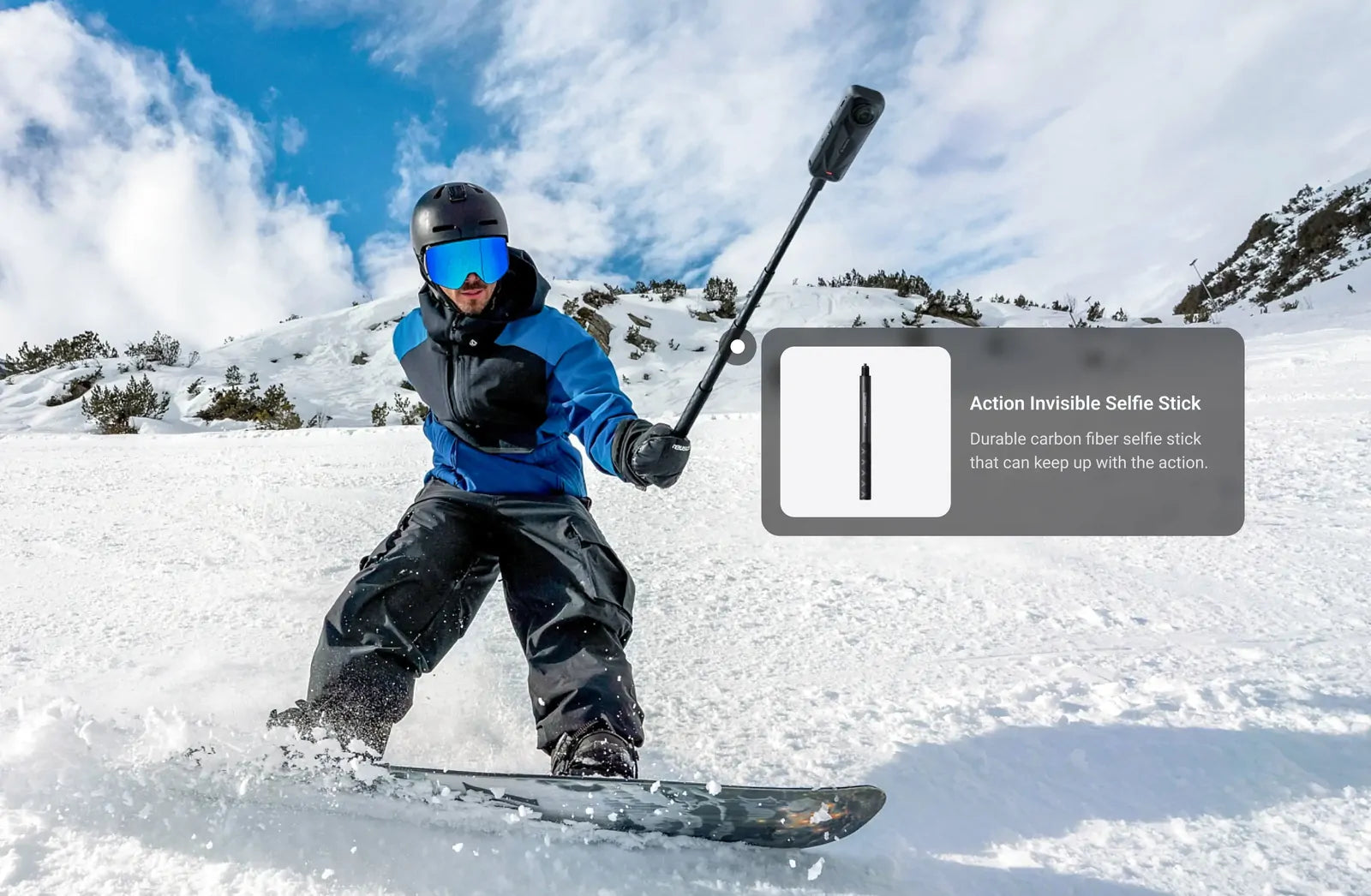 Insta360 X5 Snowboard Bundle