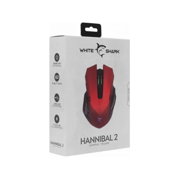 Mouse White Shark GAMING  GM-5006 HANNIBAL-2