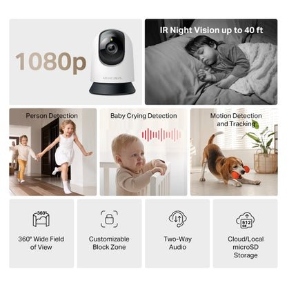 Kamerë Sigurie MERCUSYS MC200 me Wi-Fi për Shtëpi  (Pan/Tilt)