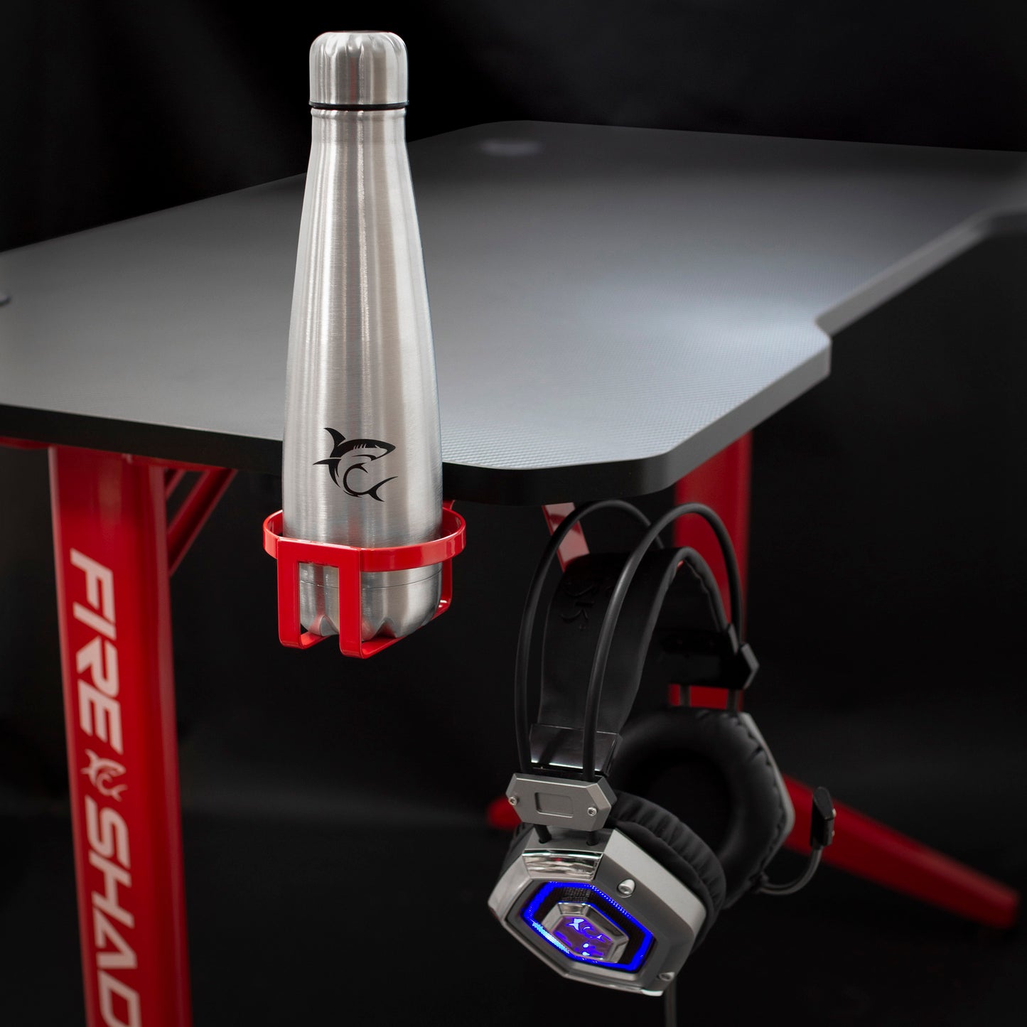 WHITE SHARK Gaming Tavolinë FIRE SHADOW – 120 x 60 cm