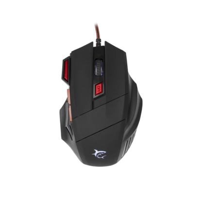 Mouse White Shark GAMING  GM-5005 MARCUS 2 – 6,400 DPI (Black)
