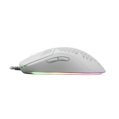 Mouse White Shark GAMING  GM-5007 GALAHAD – 6,400 DPI, RGB