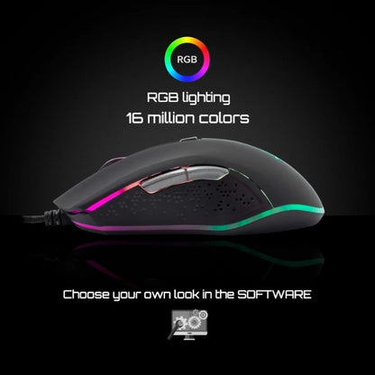 Mouse White Shark GAMING  GM-5002 OCTAVIUS – 6,400 DPI (RGB)